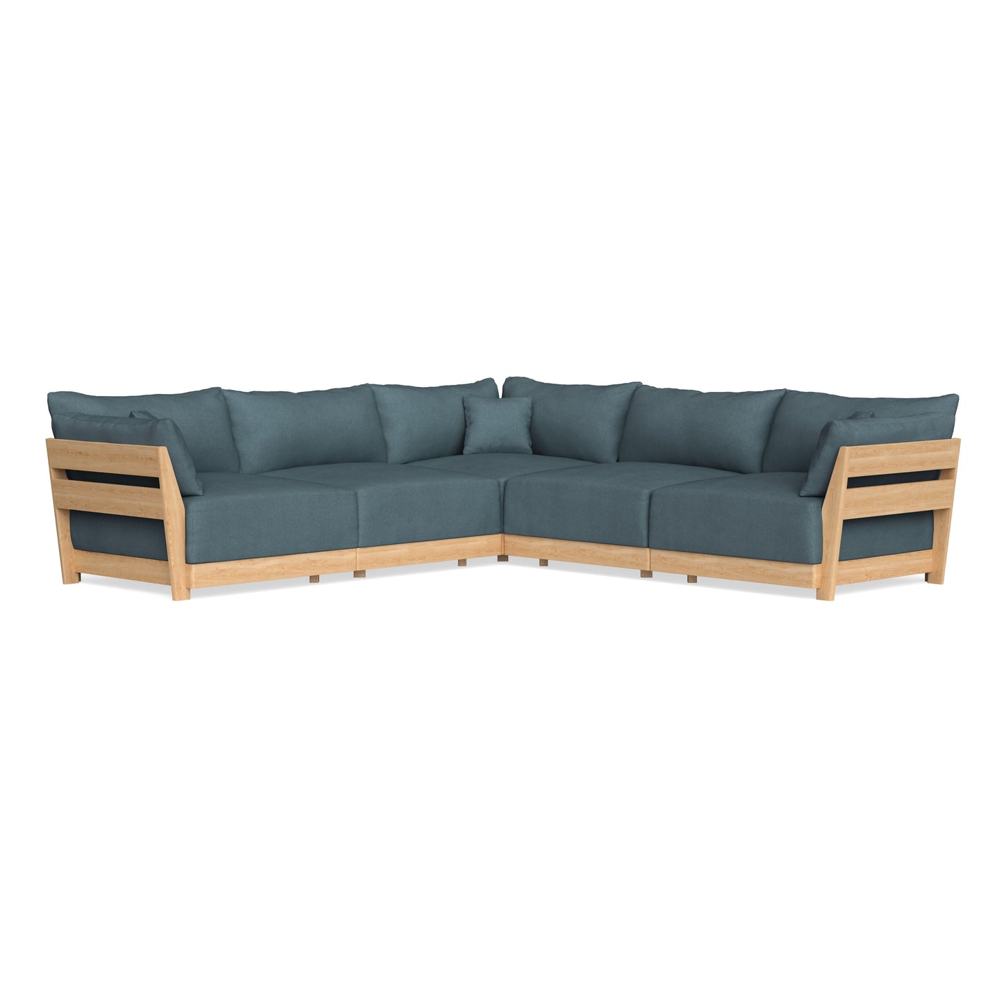 Slipcover Only - Modular Bondi 5-Seater Corner Sectional in Slate Blue