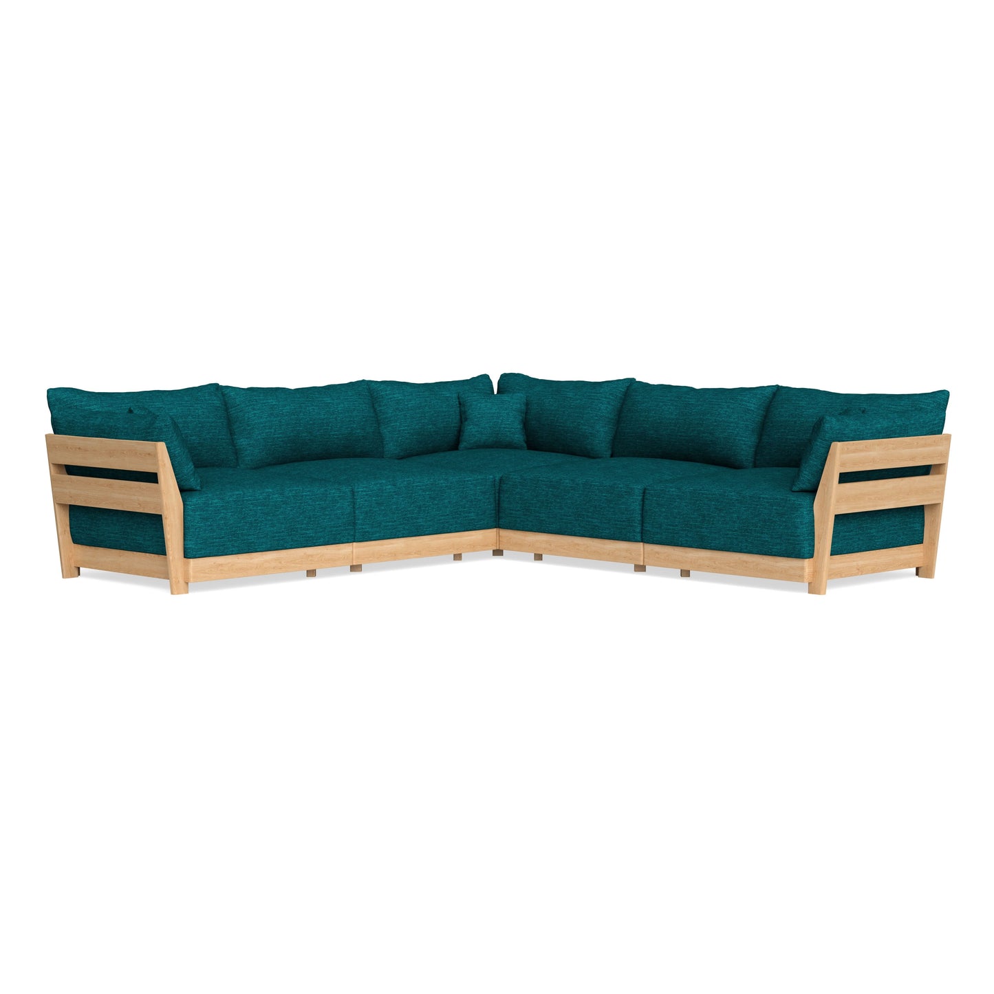 Slipcover Only - Modular Bondi 5-Seater Corner Sectional in Marine Teal