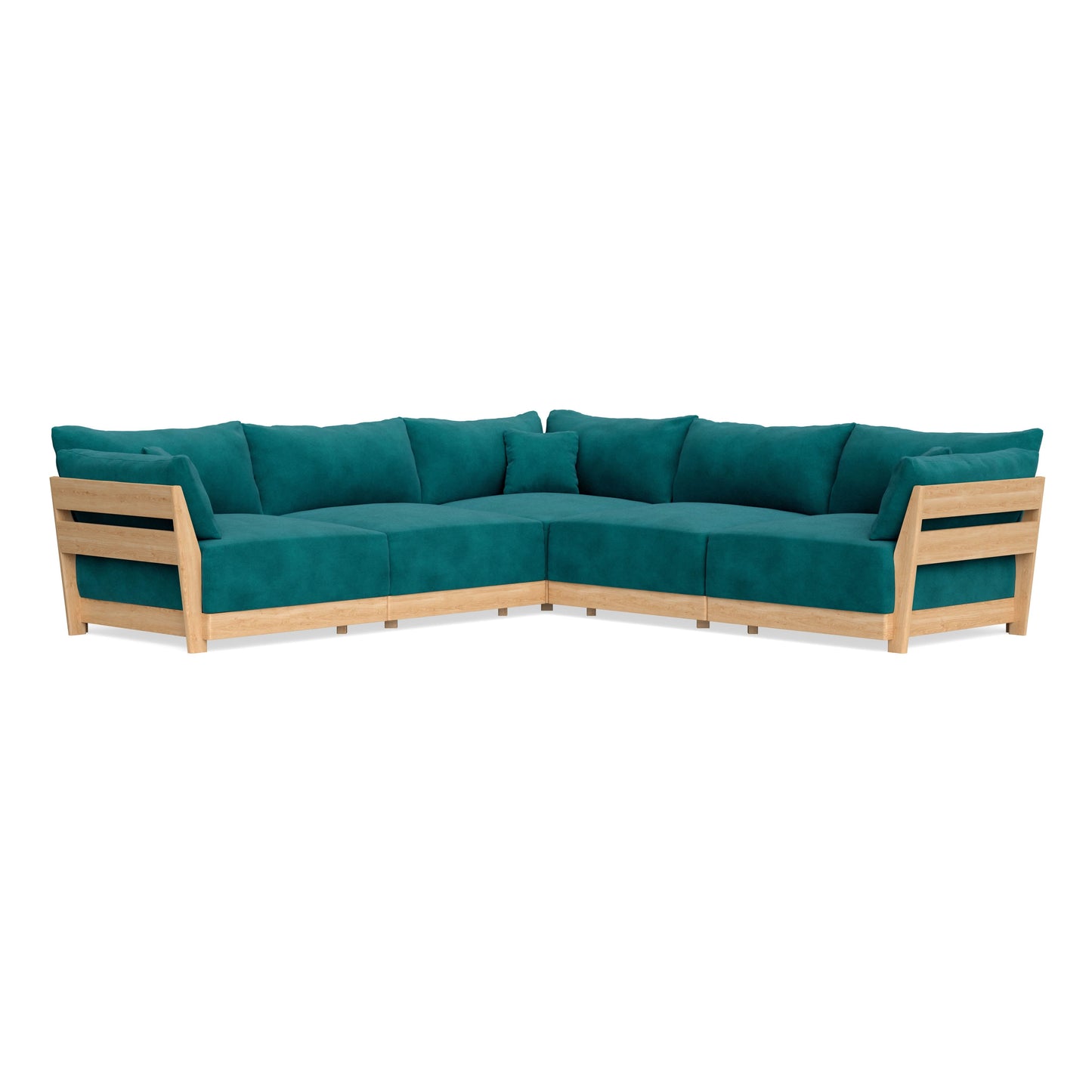 Slipcover Only - Modular Bondi 5-Seater Corner Sectional in Peacock