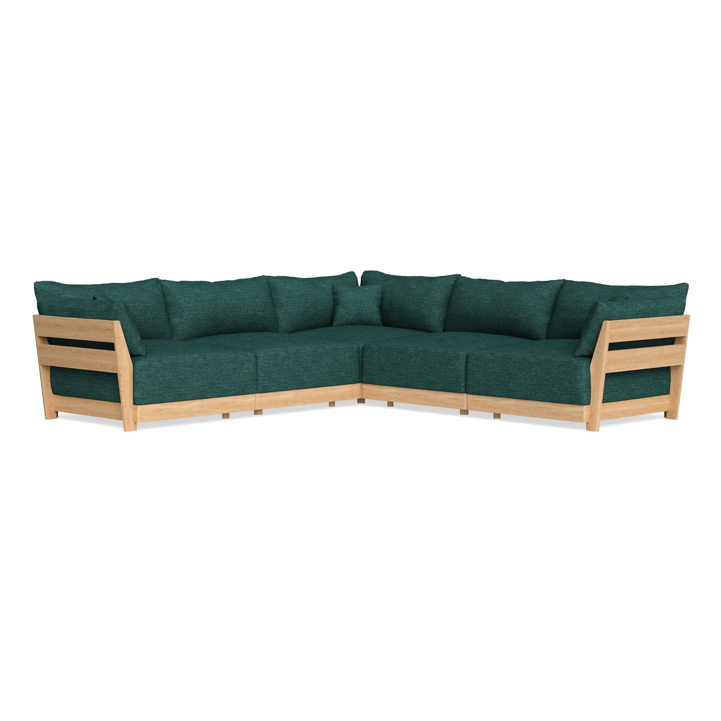 Slipcover Only - Modular Bondi 5-Seater Corner Sectional in Forest Green