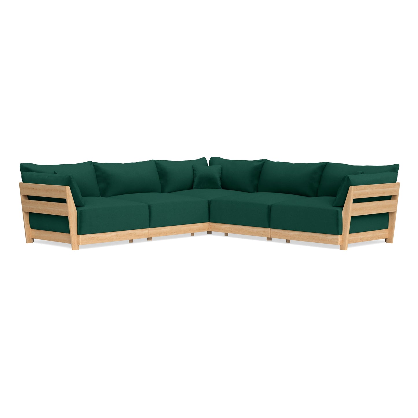 Slipcover Only - Modular Bondi 5-Seater Corner Sectional in Evergreen