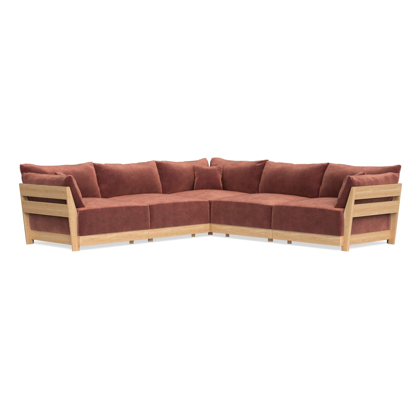 Slipcover Only - Modular Bondi 5-Seater Corner Sectional in Spice
