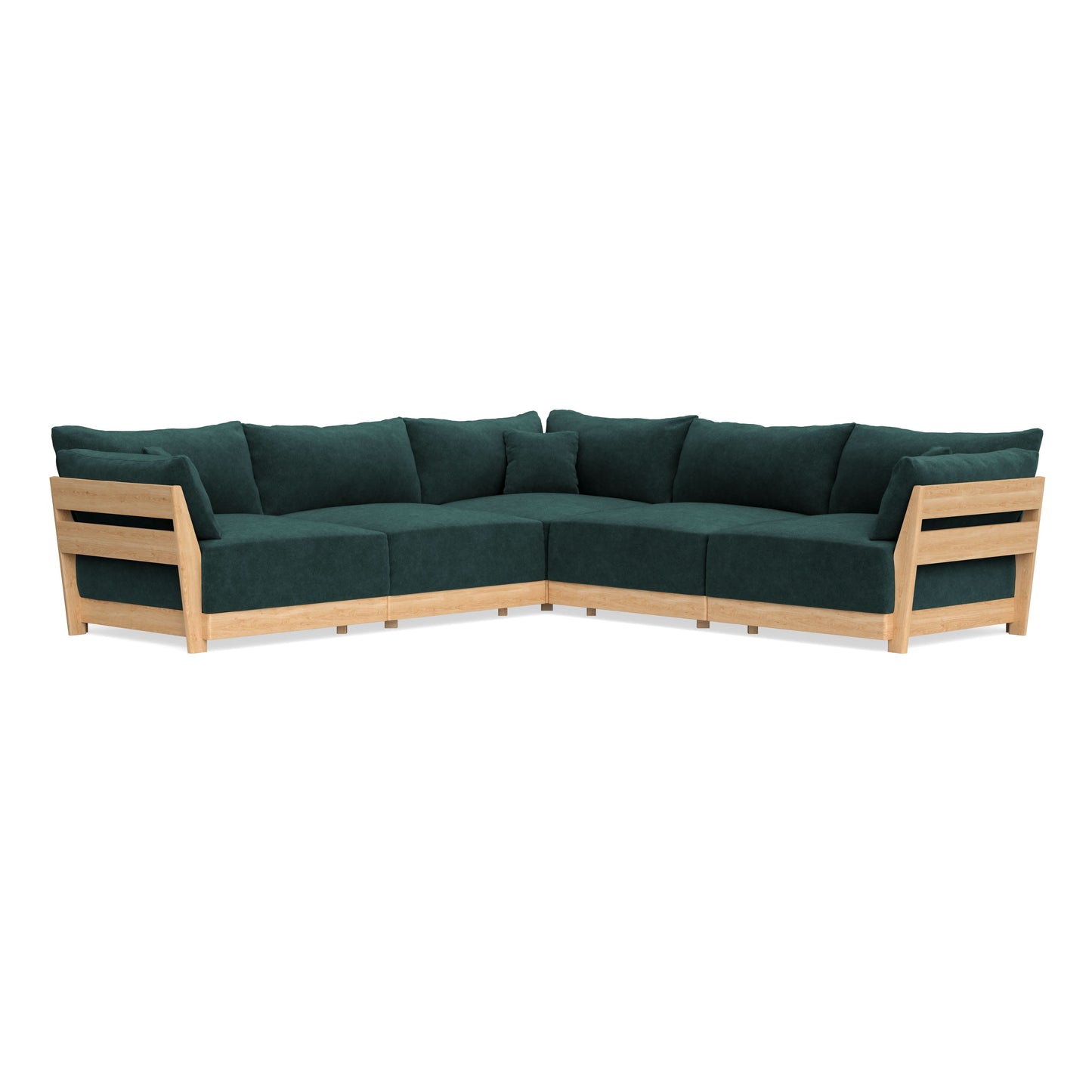Slipcover Only - Modular Bondi 5-Seater Corner Sectional in Harbor Blue