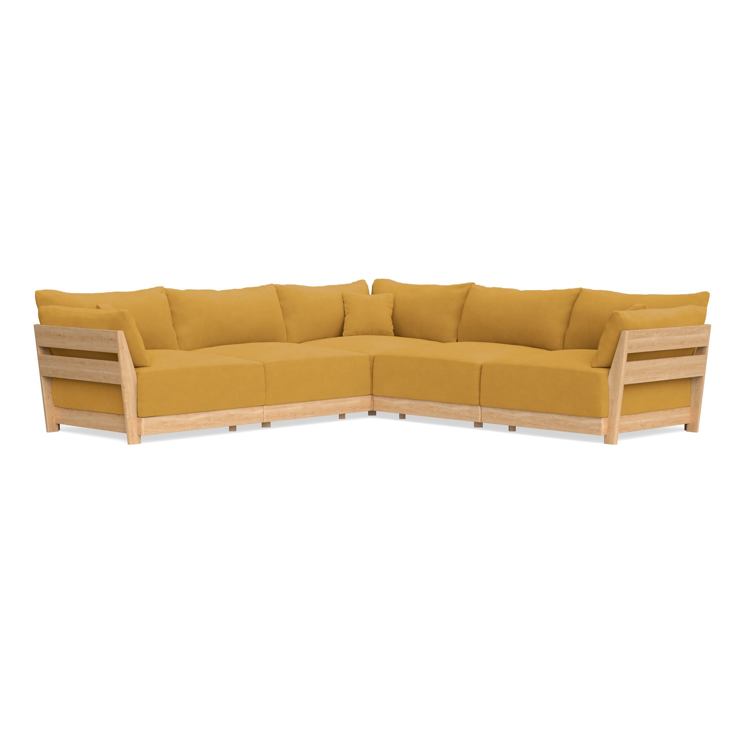 Slipcover Only - Modular Bondi 5-Seater Corner Sectional in Honey