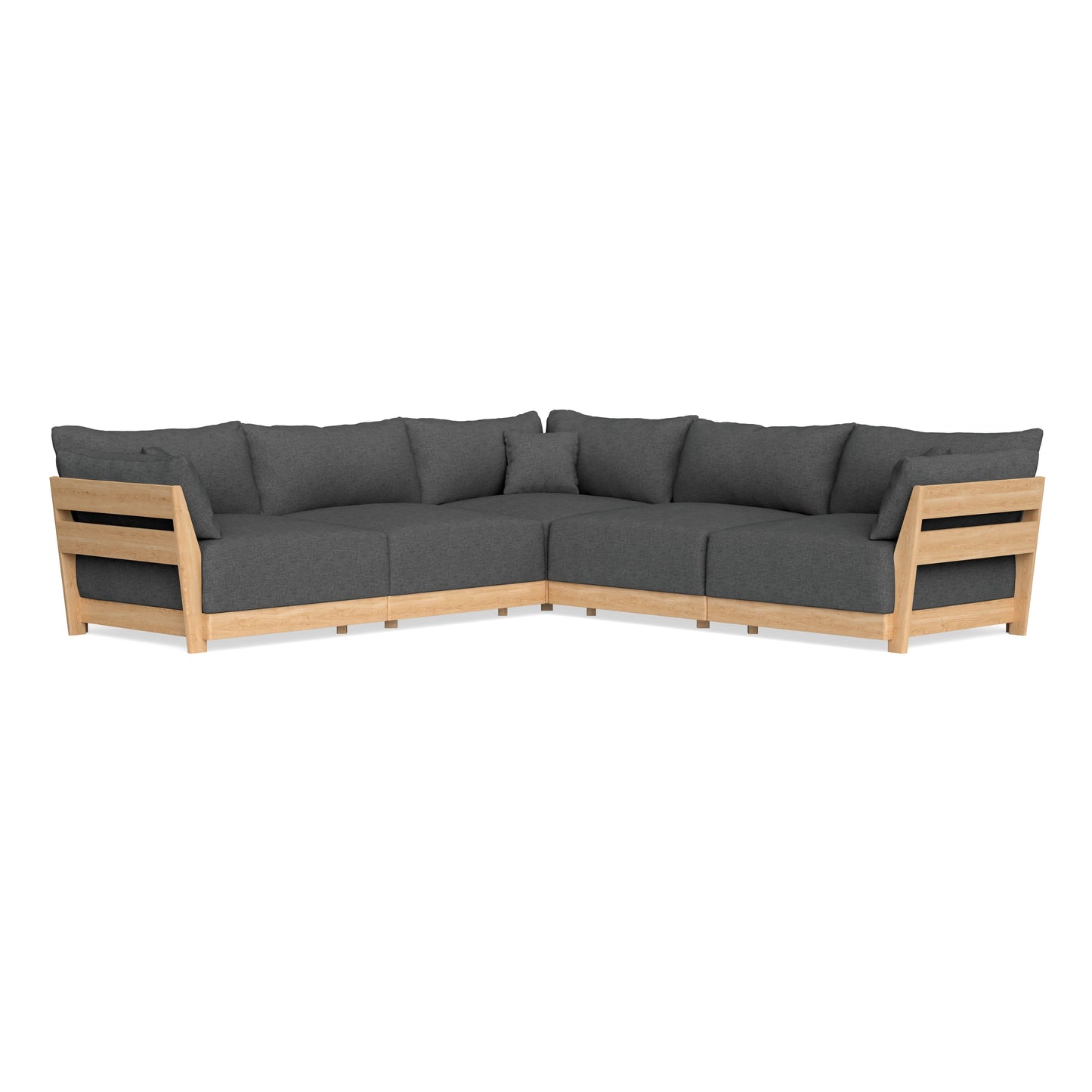 Slipcover Only - Modular Bondi 5-Seater Corner Sectional in Pebble