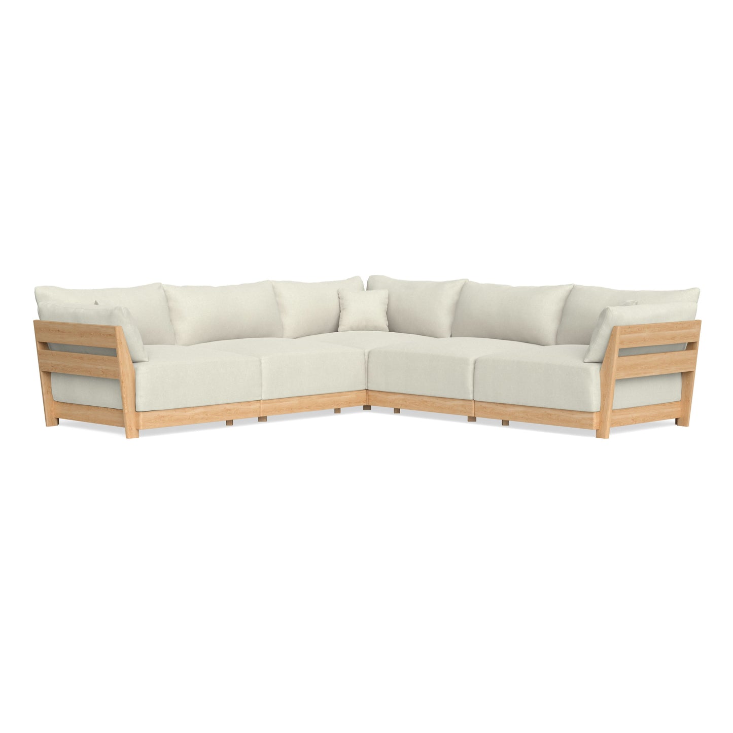 Slipcover Only - Modular Bondi 5-Seater Corner Sectional in Eggshell