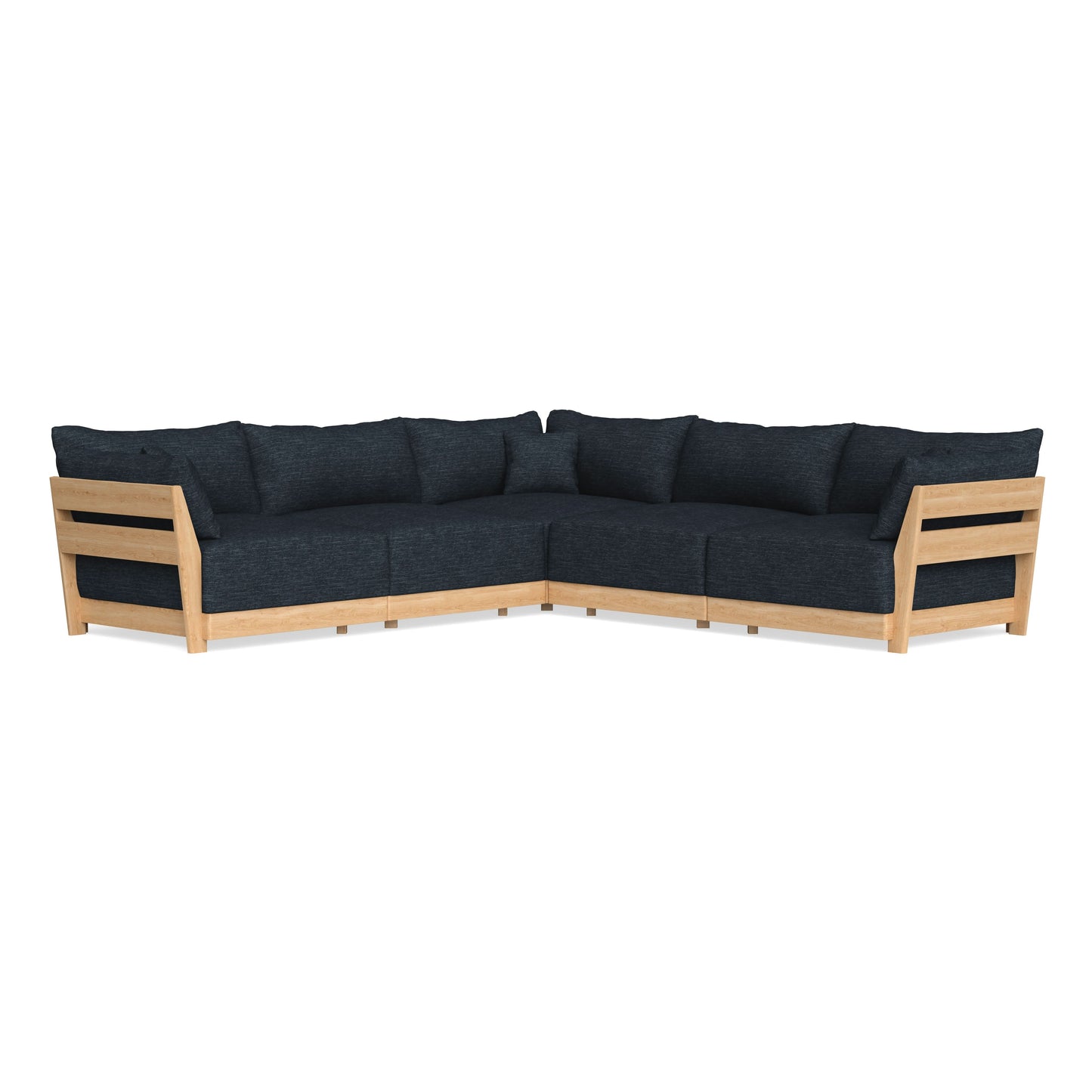 Slipcover Only - Modular Bondi 5-Seater Corner Sectional in Baltic Blue