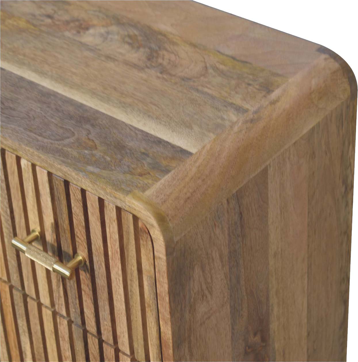 Architect Solid Wood Chest with 3 Drawers and Tapered Legs
