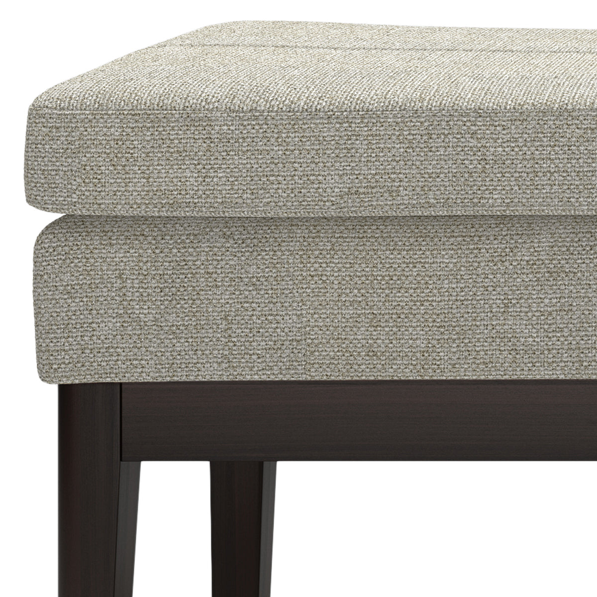 Nocturne 45.28" Ottoman Bench with Stitching Detail