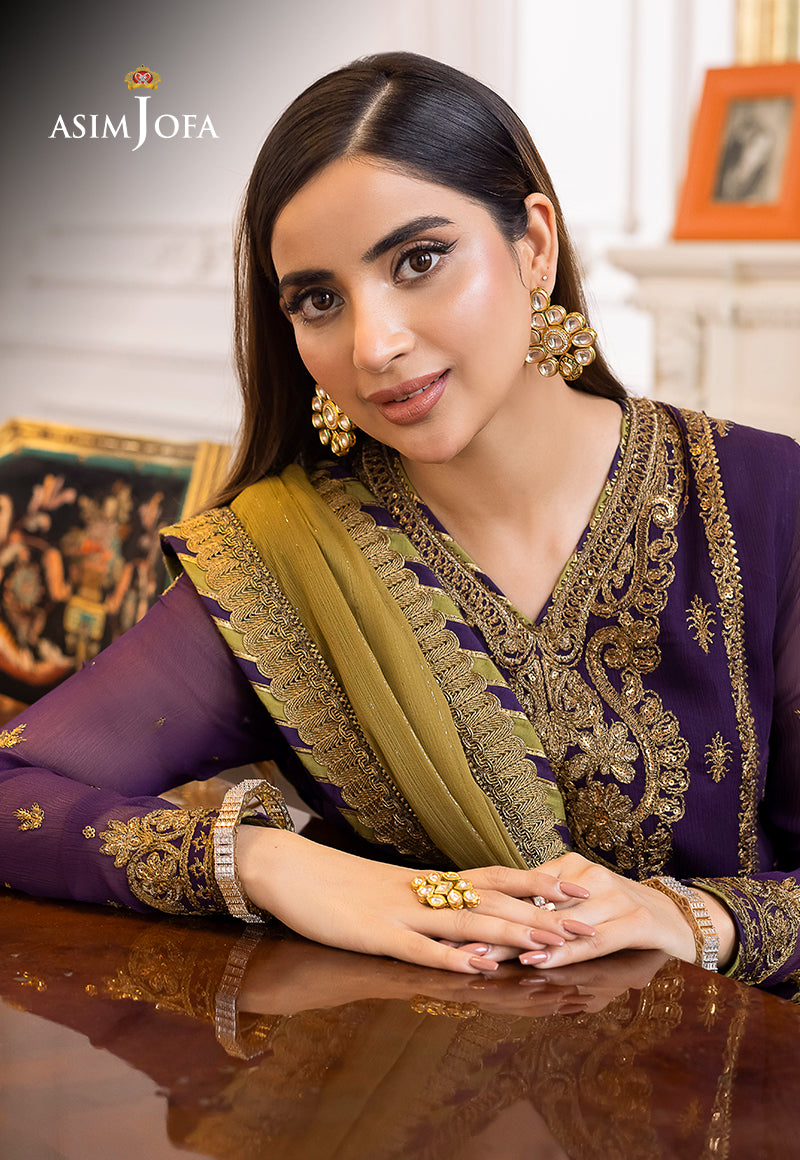 AJJM-18 EMBROIDERED CHIFFON 3 PCS