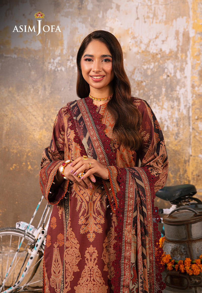 AJARP-24 EMBROIDERED LAWN 3 PCS