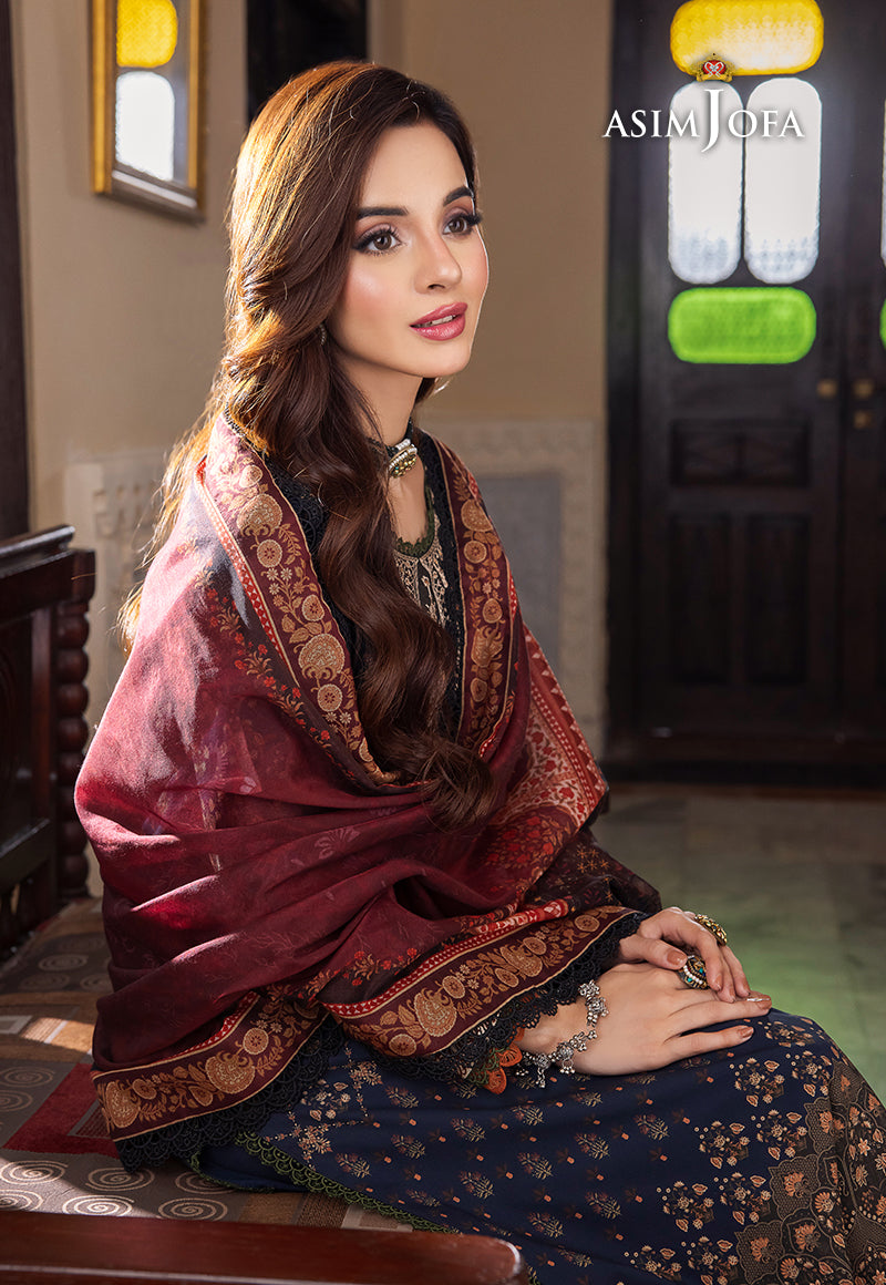 AJRW-25 EMBROIDERED PREMIUM WINTER COTTON 3 PCS