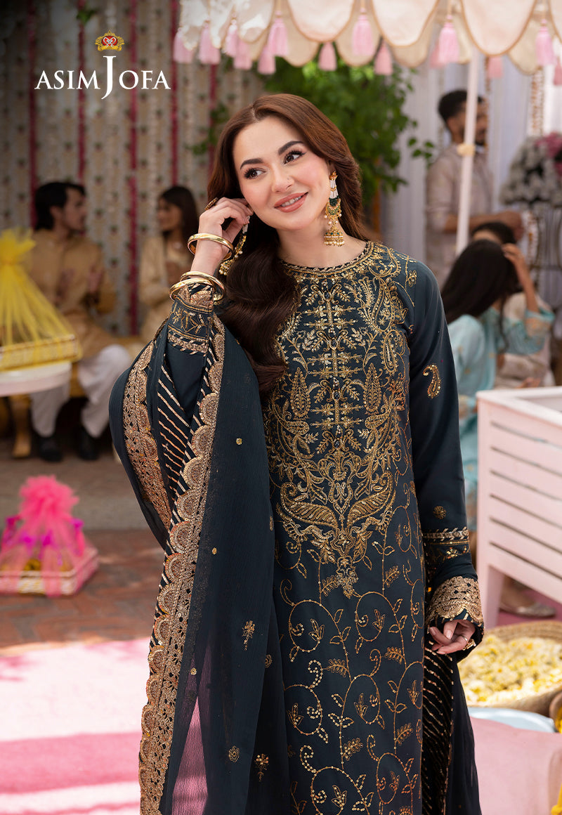 AJMJ-04 EMBROIDERED PAPER COTTON 3 PCS