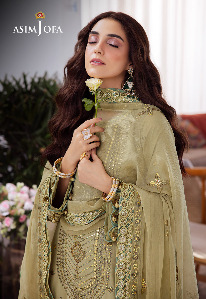AJUR-11 EMBROIDERED LAWN 3 PCS