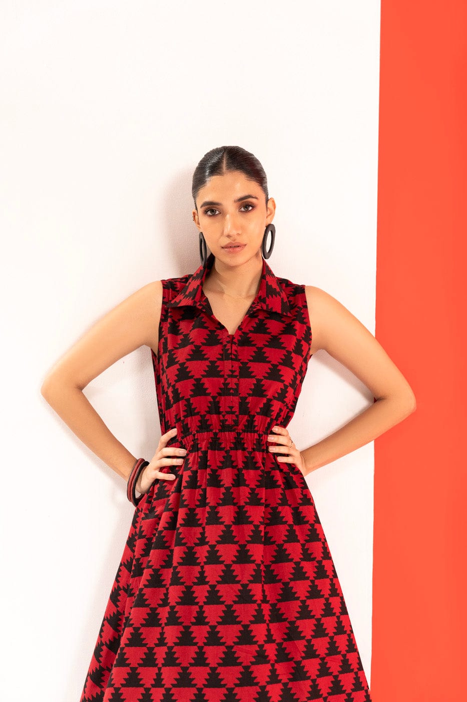 Printed Cambric Dress
