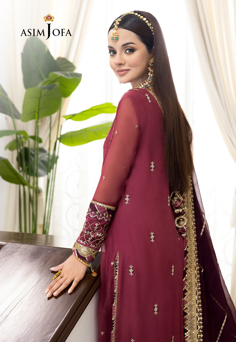 AJJM-24 EMBROIDERED CHIFFON 3 PCS