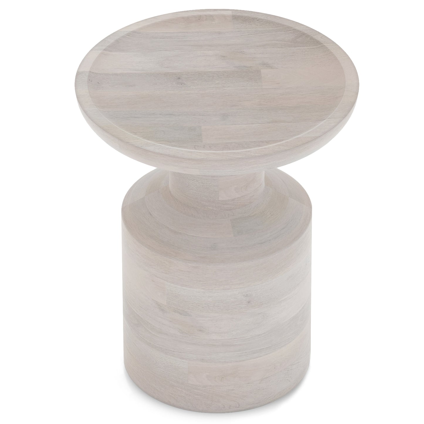Focus Wooden Accent Table with Round Top