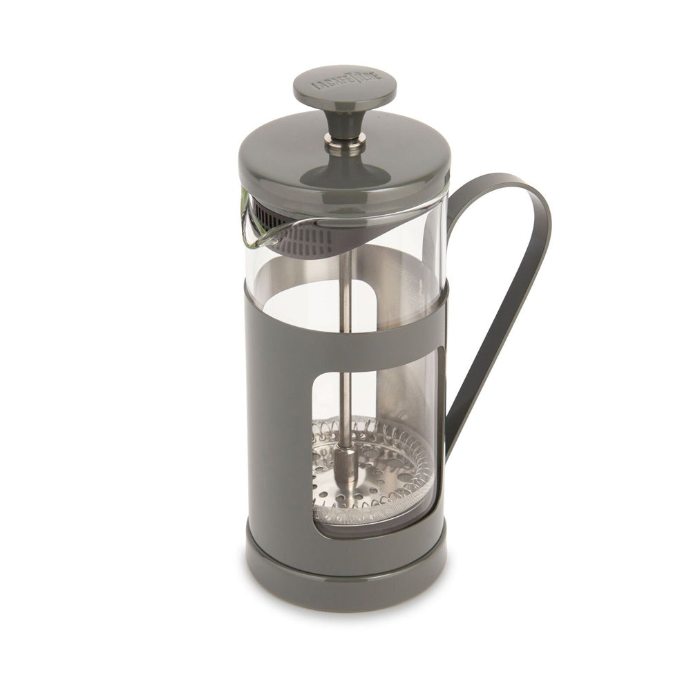 La Cafetiere Monaco 3-Cup 350ml SS/Glass French Press (Cool Grey)