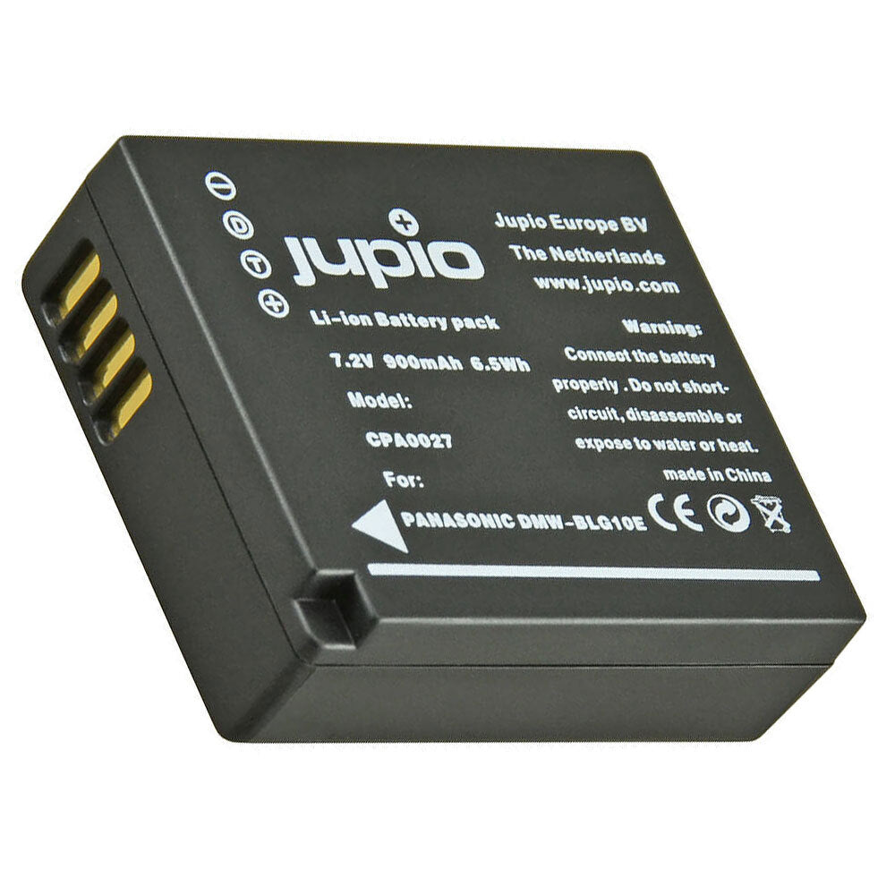 Jupio Li-Ion 7.2V 900mAh Rechargeable Battery For Panasonic DMW-BLG10E Cam