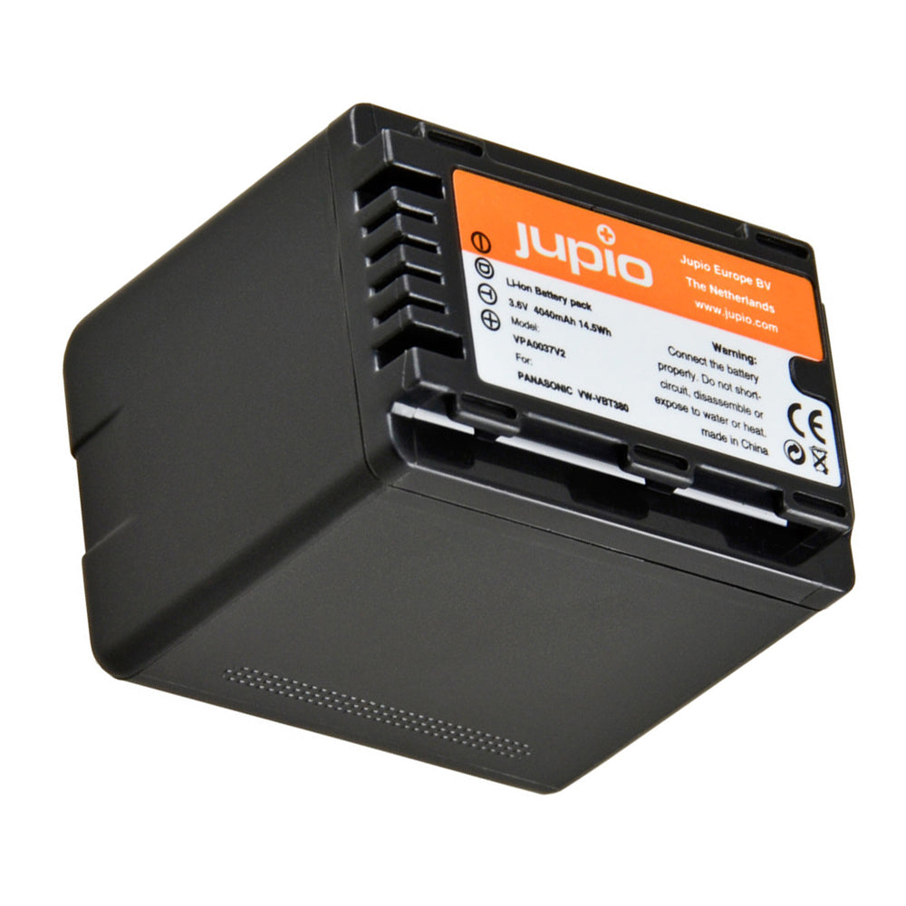 Jupio Li-Ion 3.6V 4040mAh Rechargeable Battery For Panasonic VW-VBT380 Cam