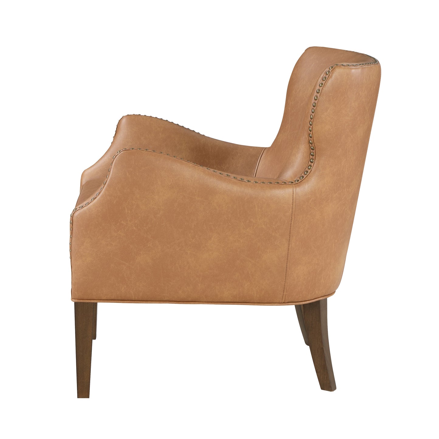 Erythrite Upholstered Accent Chair with Nailhead Trim and Removable Cushion
