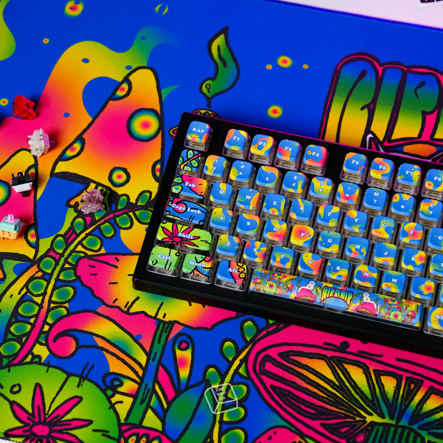Psychedelic Keyboard Set (Asst)