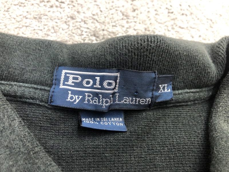 Polo By Ralph Lauren Polo Shirts  Mens X Large Black 100% Cotton Short Sleeve