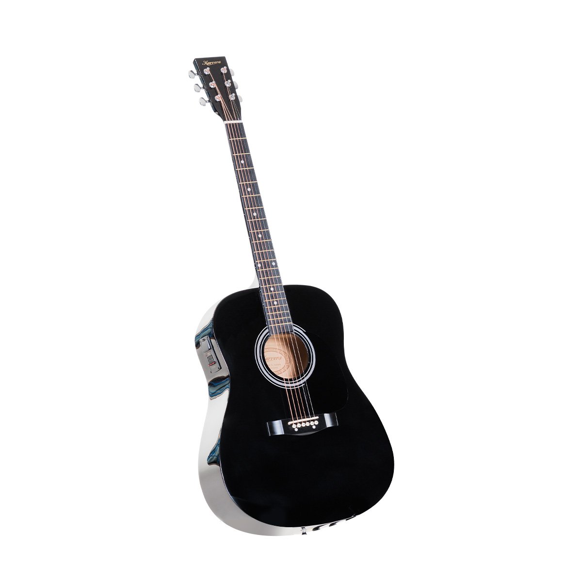 Karrera Electronic Acoustic Guitar 41in  (Black)