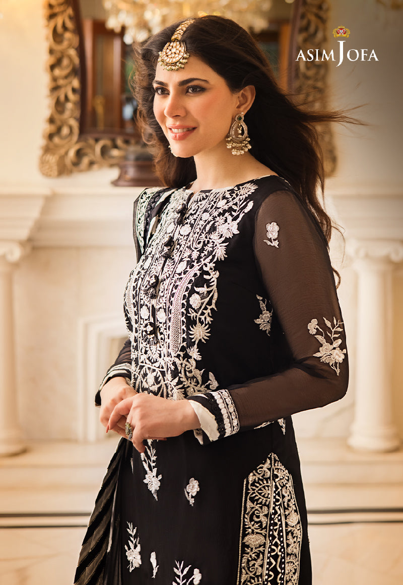 AJZS-02 EMBROIDERED CHIFFON 3 PCS