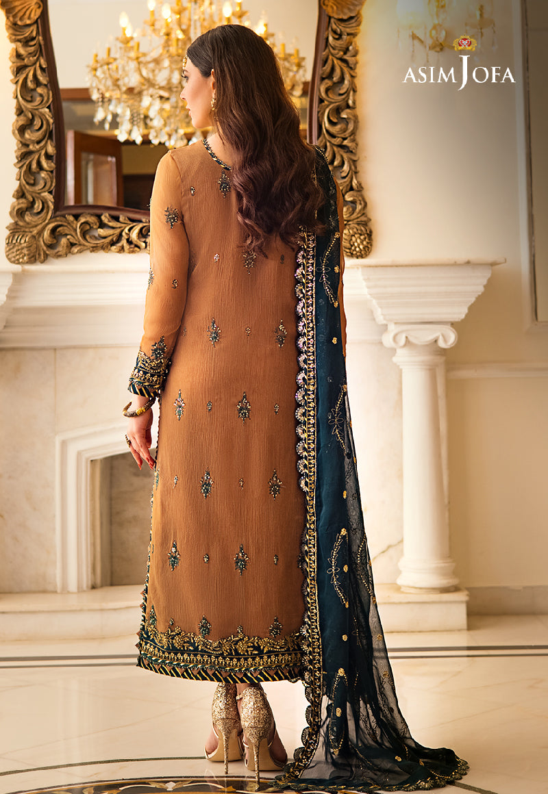 AJZS-09 EMBROIDERED CHIFFON 3 PCS