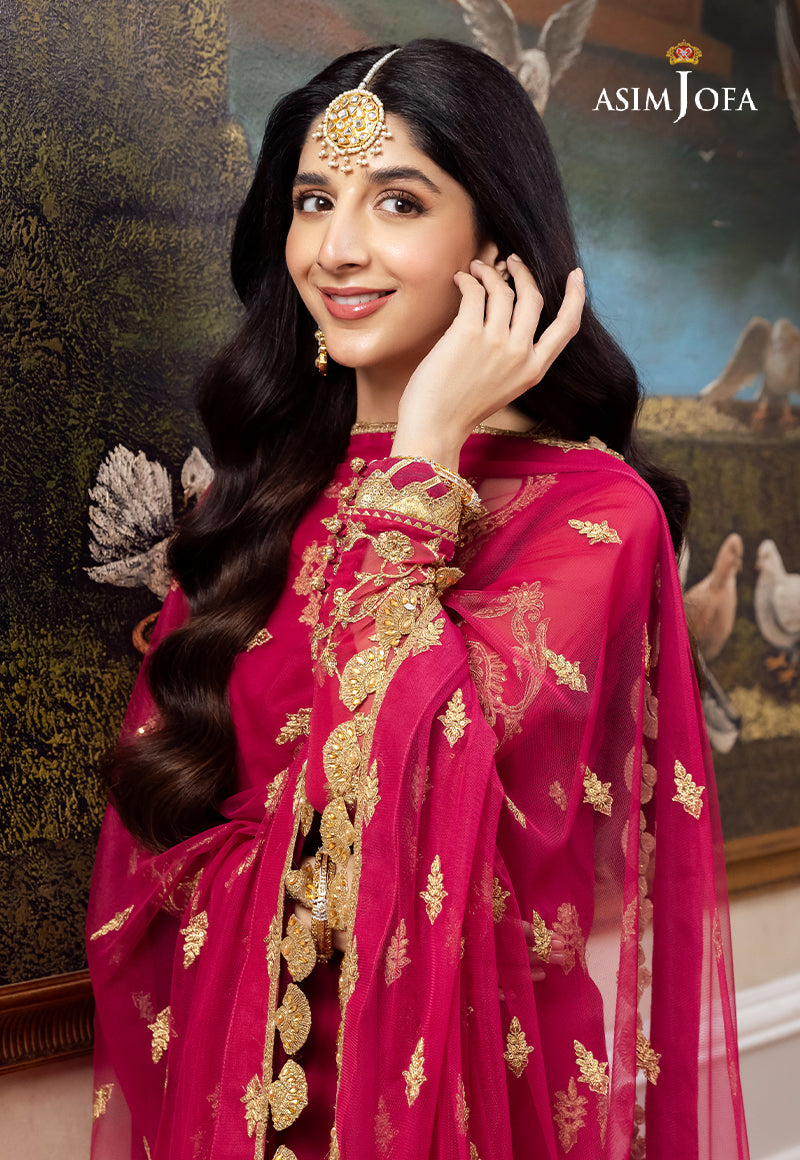 AJZS-22 EMBROIDERED GEORGETTE CHIFFON 3 PCS