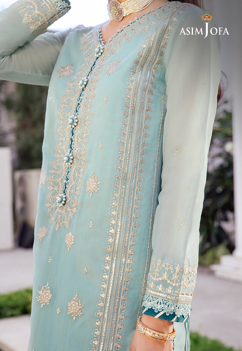 AJZS-26 EMBROIDERED CHANDERI COTTON 1 PC