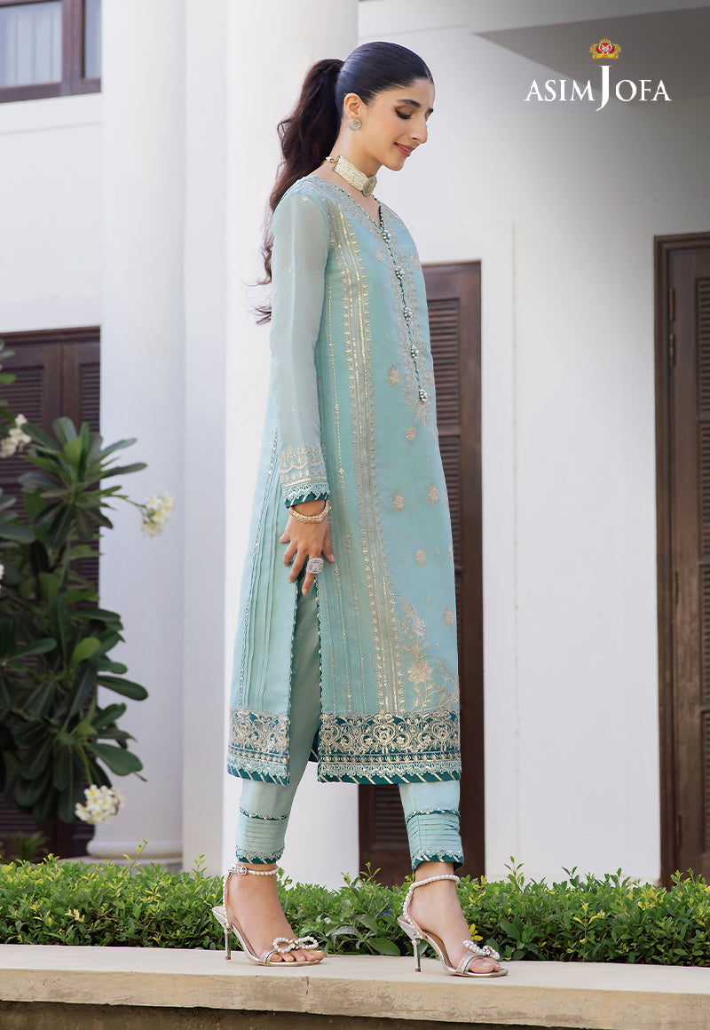 AJZS-26 EMBROIDERED CHANDERI COTTON 1 PC