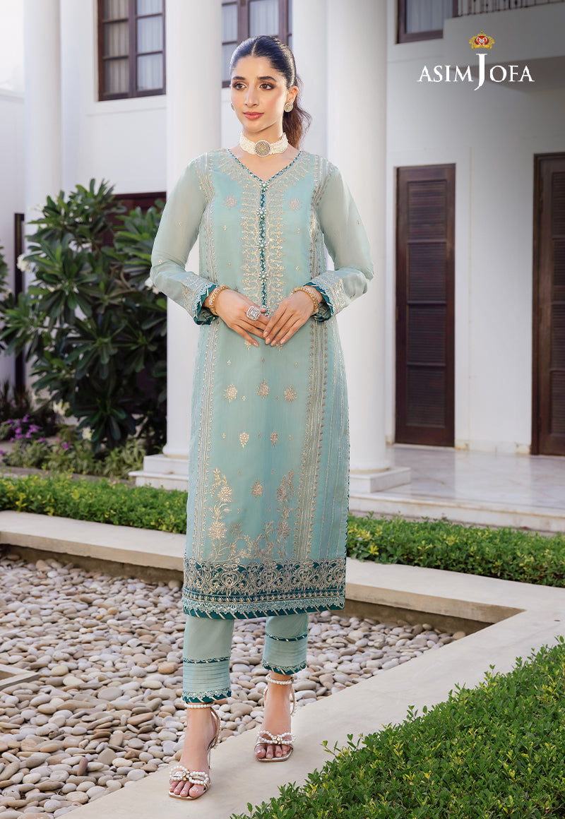 AJZS-26 EMBROIDERED CHANDERI COTTON 1 PC