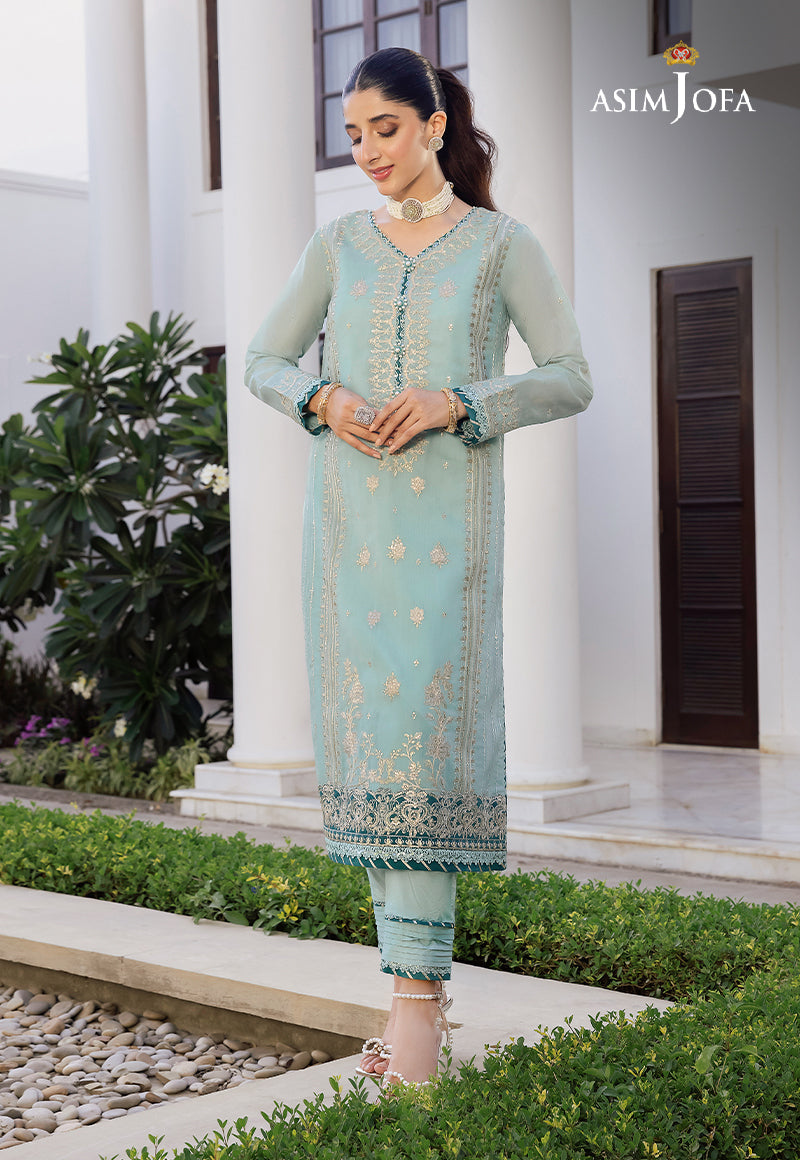 AJZS-26 EMBROIDERED CHANDERI COTTON 1 PC