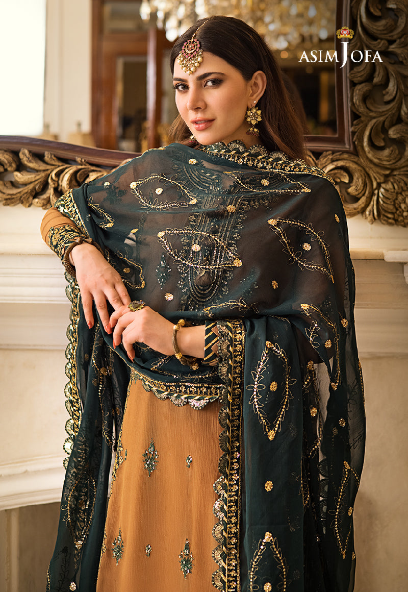 AJZS-09 EMBROIDERED CHIFFON 3 PCS