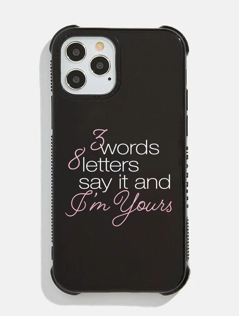 3 Words 8 Letters Shock iPhone Case