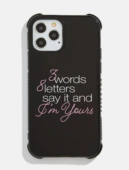 3 Words 8 Letters Shock iPhone Case