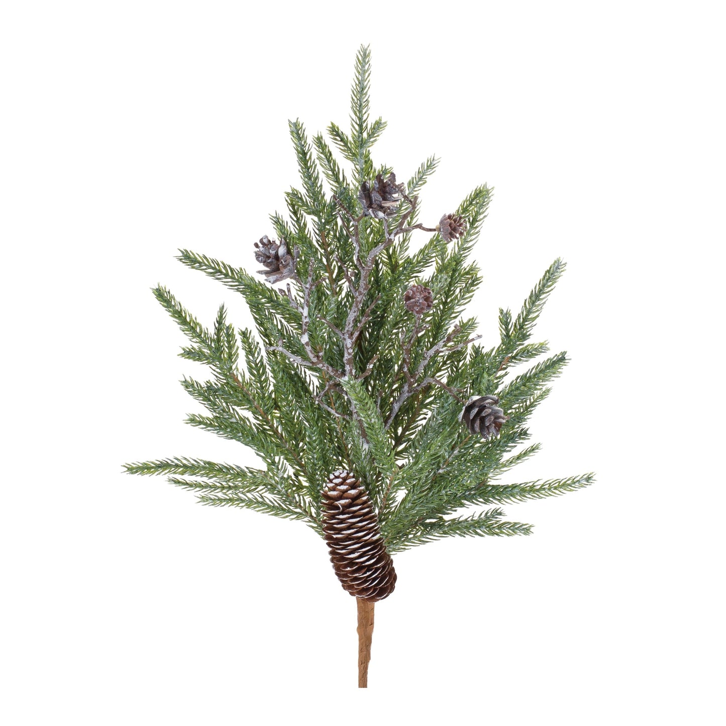 Pine and Cone Stem, Set of 6