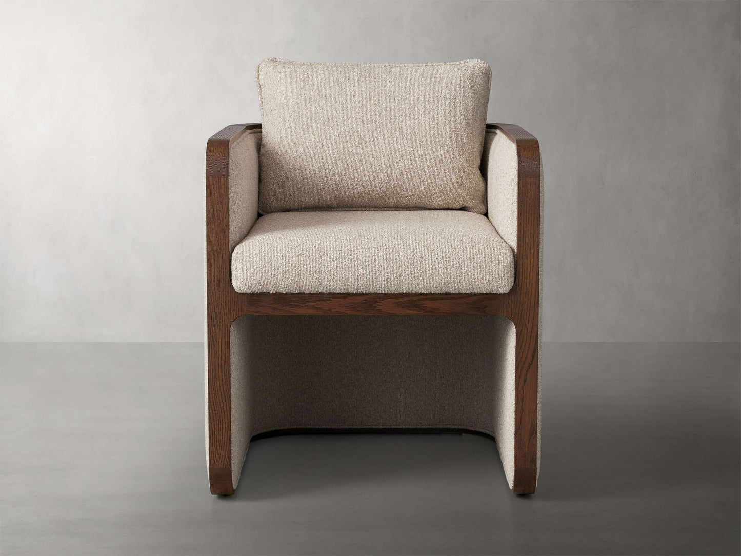 Dempsey Dining Arm Chair in Mocha