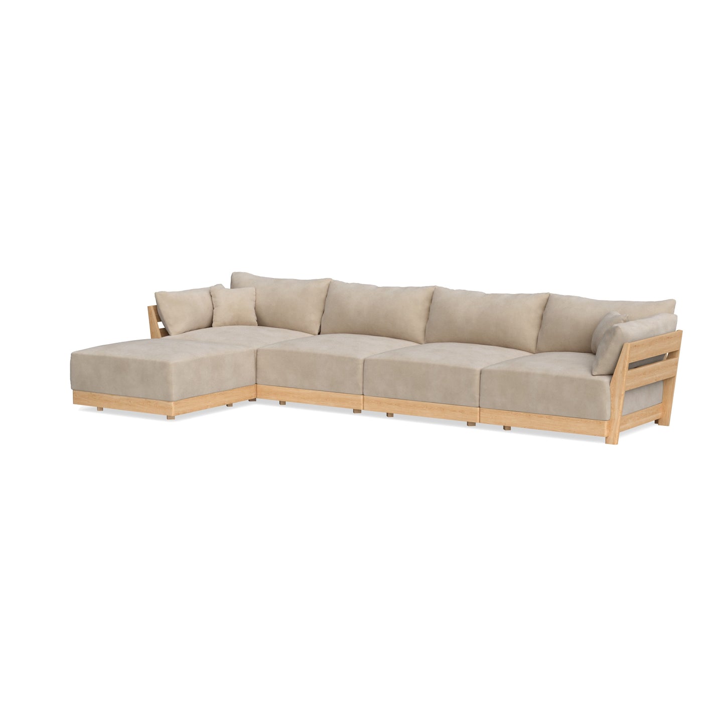 Slipcover Only - Modular Bondi 4-Seater Sectional in Oyster