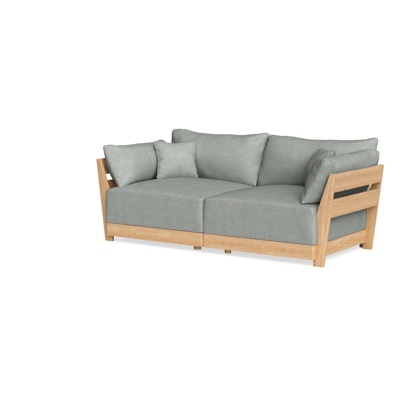 Modular Bondi Latte 2-Seater Sofa in Spa | Classic Blend