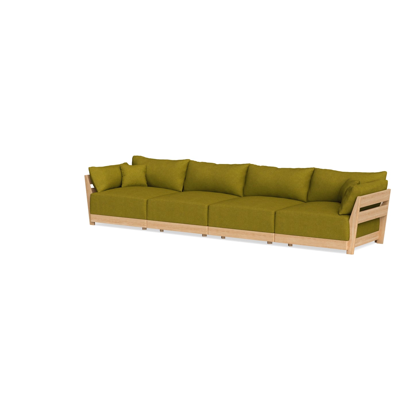 Slipcover Only - Modular Bondi 4-Seater Sofa in Olive Green