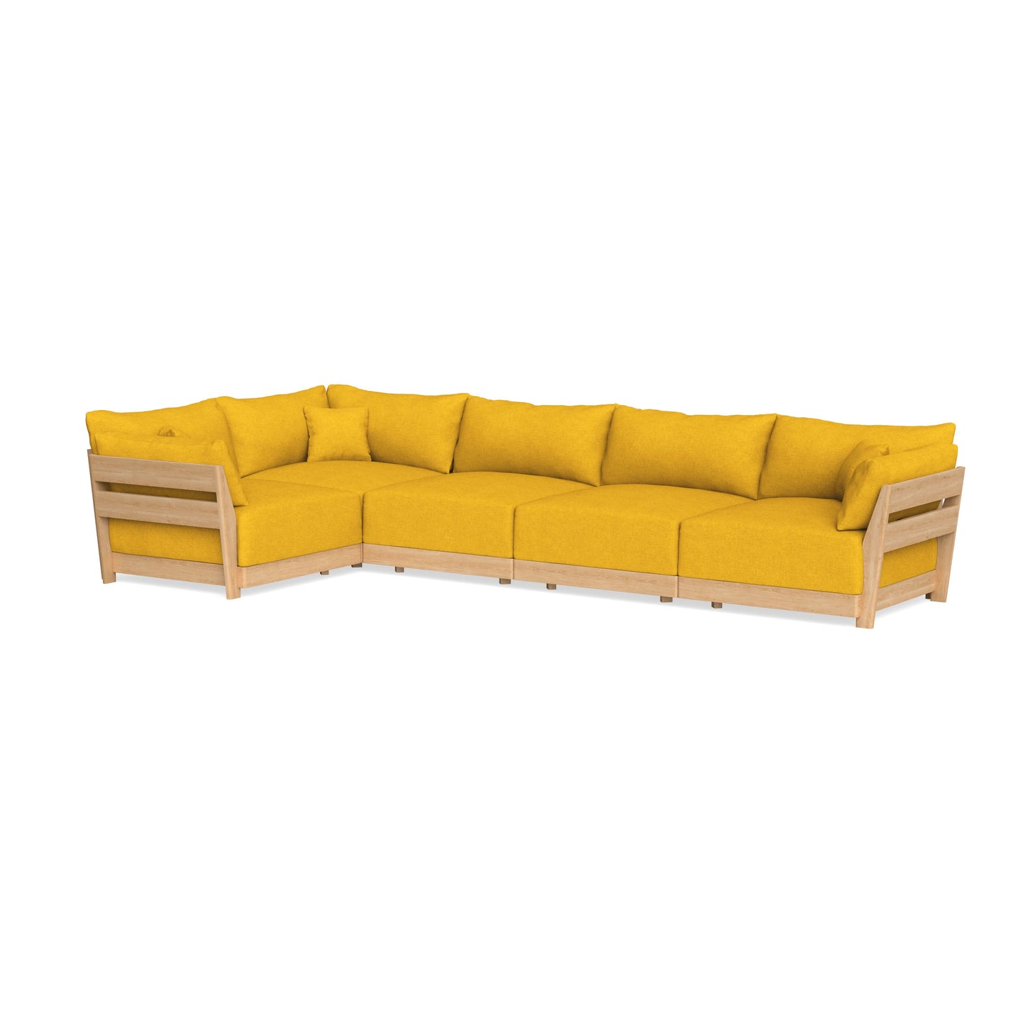 Slipcover Only - Modular Bondi 5-Seater L-Sectional in Sunflower