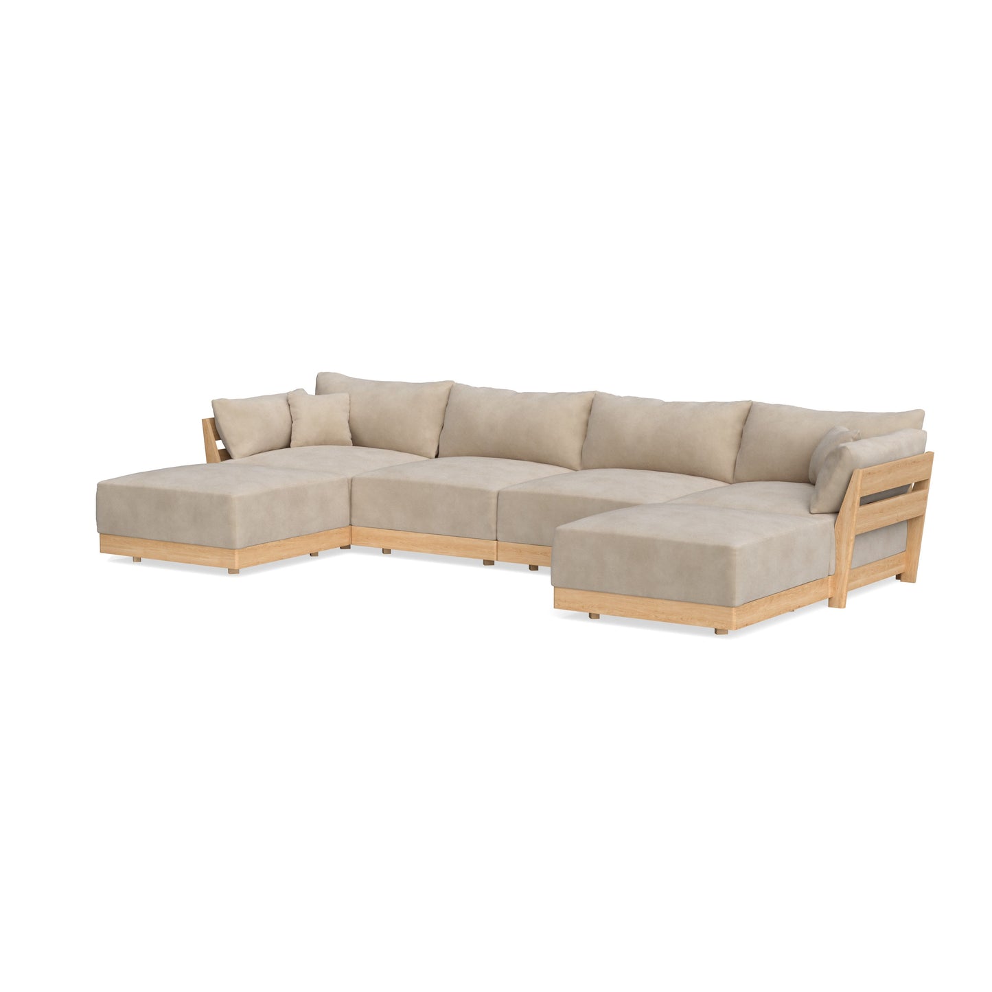Slipcover Only - Modular Bondi 4-Seater U-Sectional in Oyster
