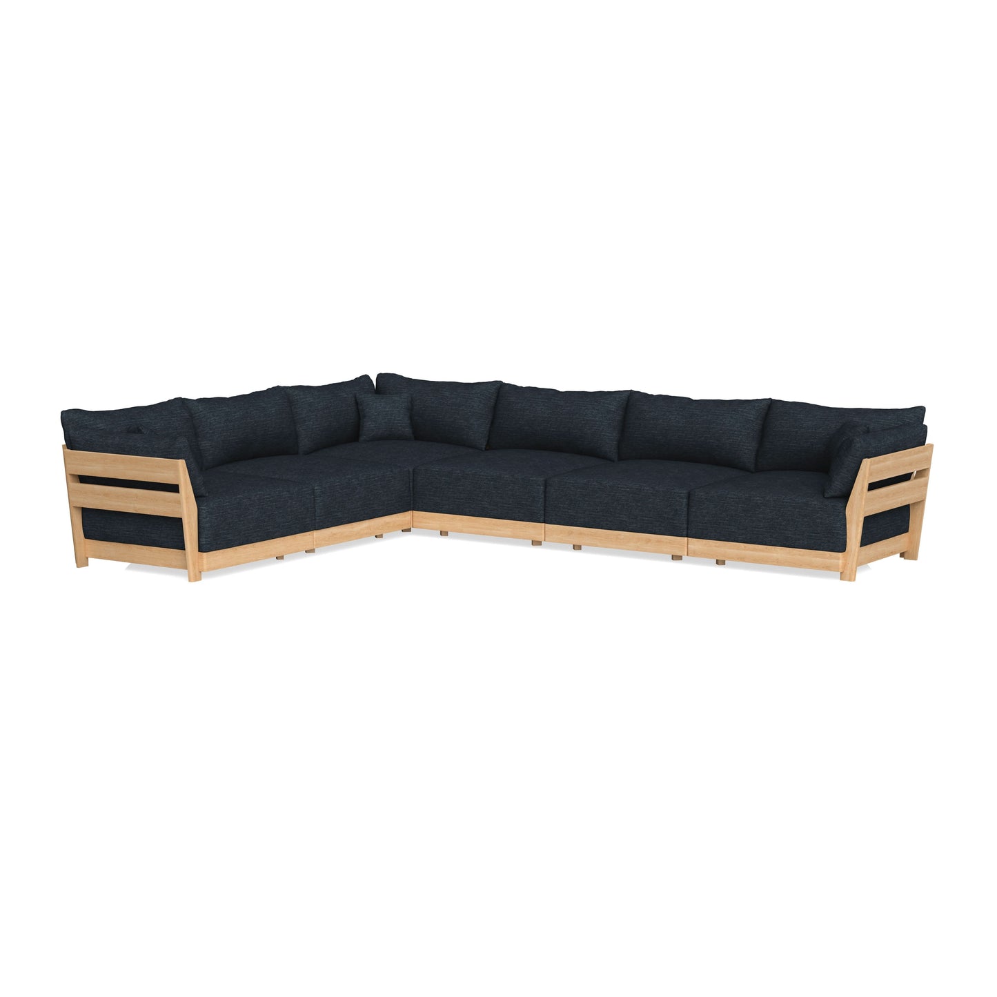 Slipcover Only - Modular Bondi 6-Seater Corner Sectional in Baltic Blue