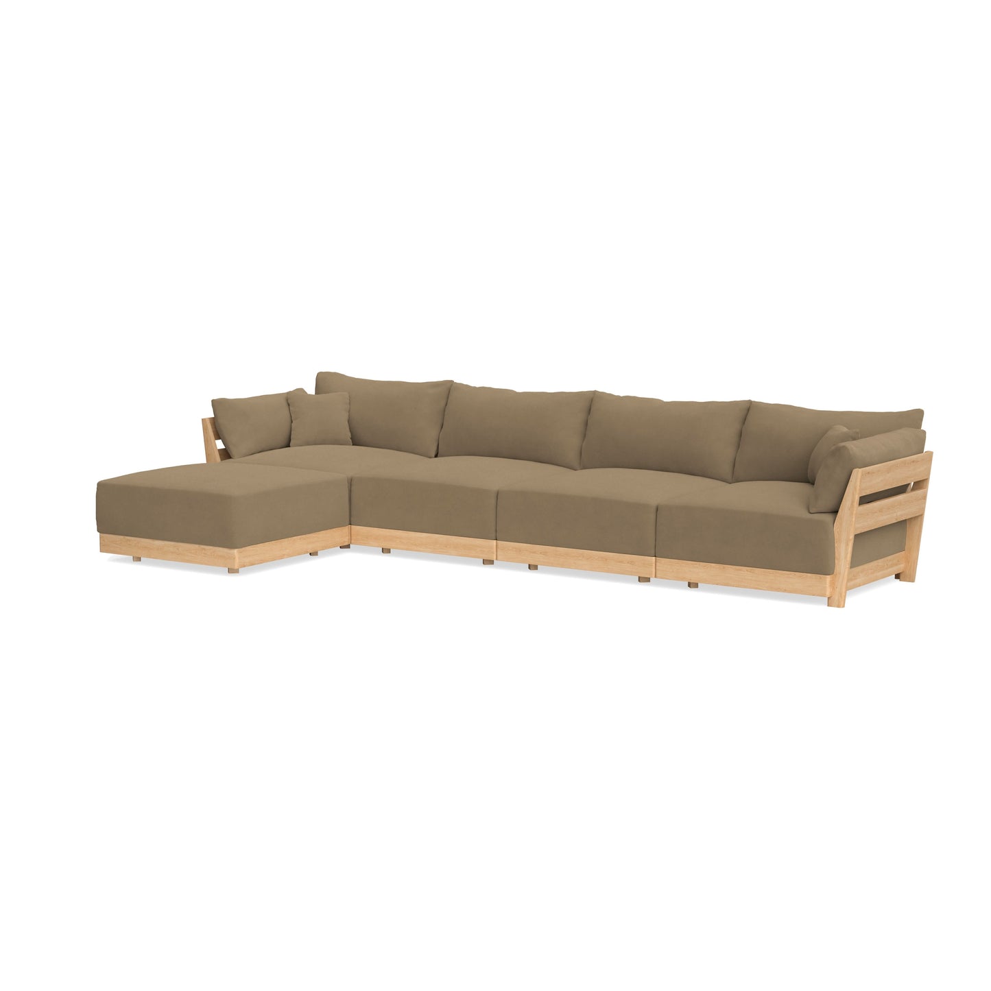 Slipcover Only - Modular Bondi 4-Seater Sectional in Macchiato