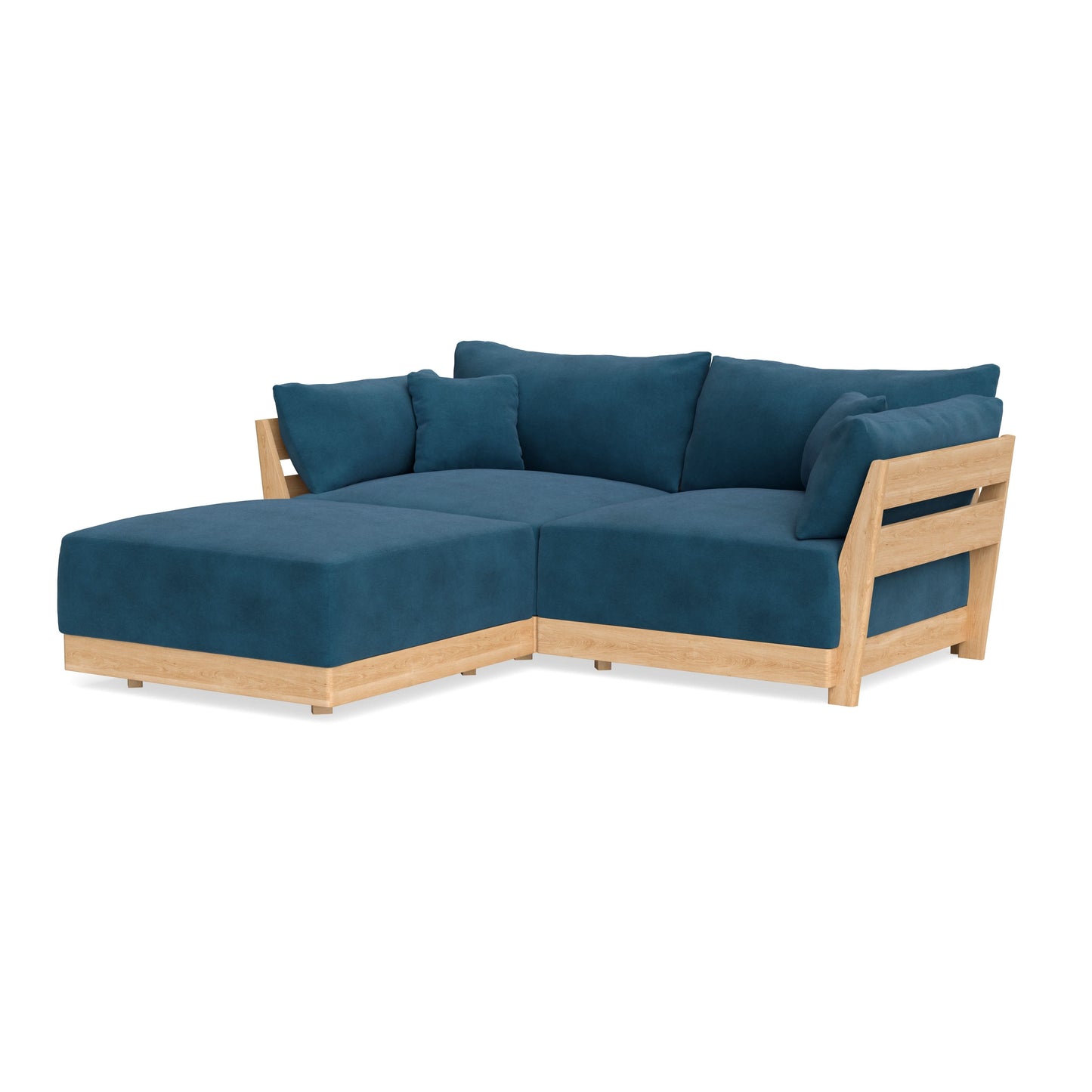 Slipcover Only - Modular Bondi 2-Seater Sectional in Commodore Blue