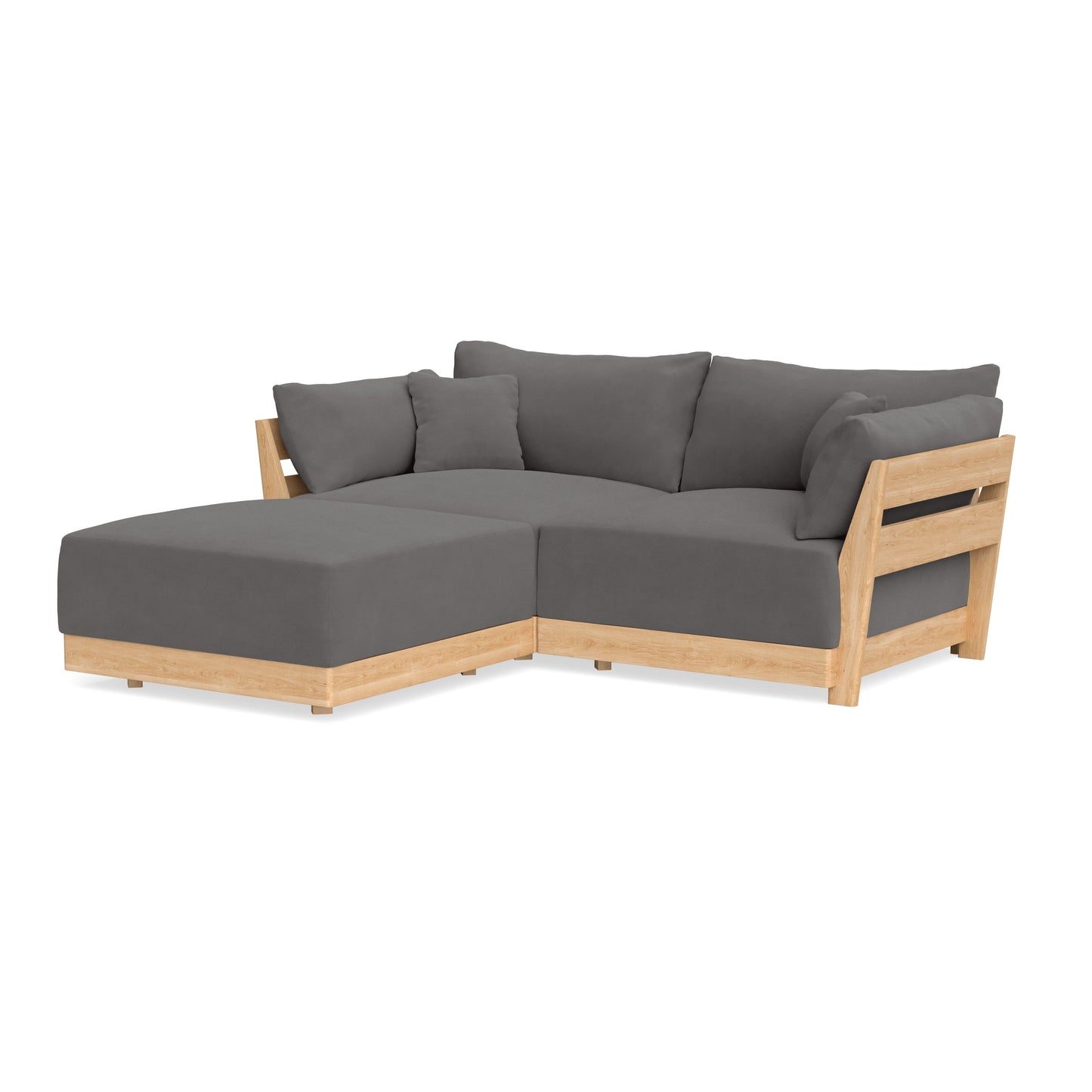 Slipcover Only - Modular Bondi 2-Seater Sectional in Burnt Ember