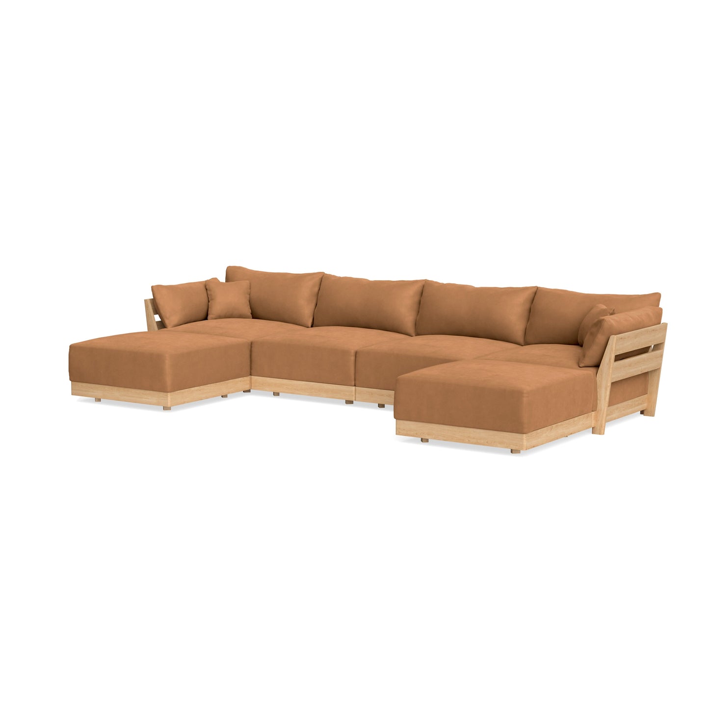 Slipcover Only - Modular Bondi 4-Seater U-Sectional in Cheddar